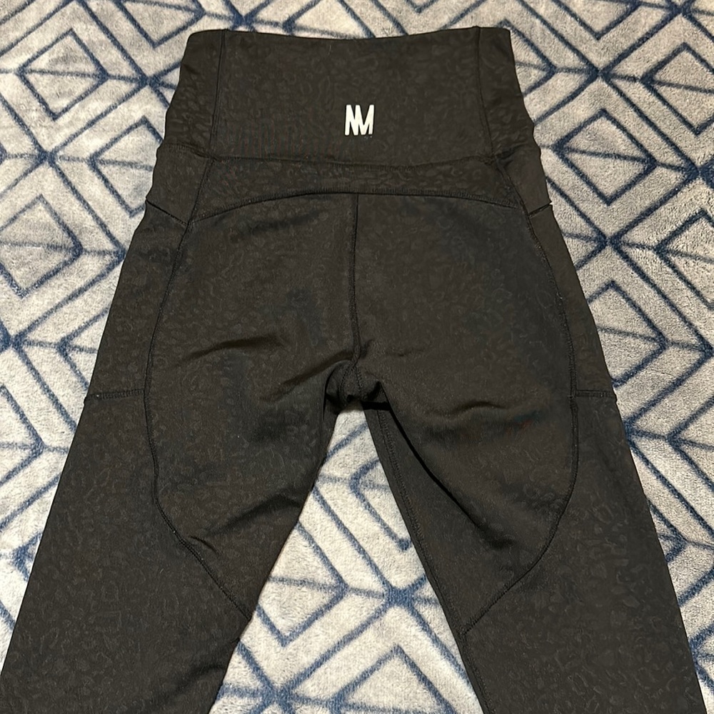 Nicole Miller Sport - black leopard legging